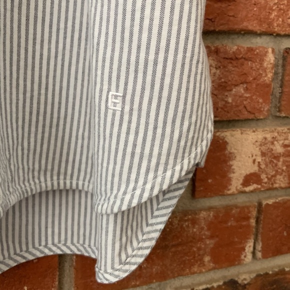 Everlane Oxford Stripe Belted Shirt Dress - Picture 12 of 14